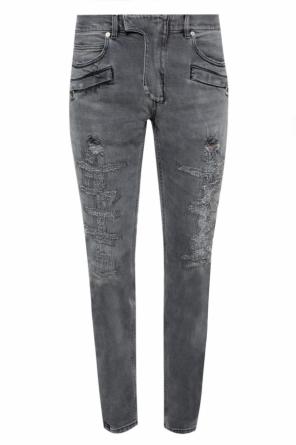 Jeansy z przeszyciami, zdjęcie 1 Jeansy z przeszyciami od Balmain